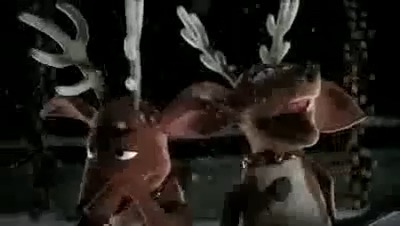 Dunkin on a Reindeer